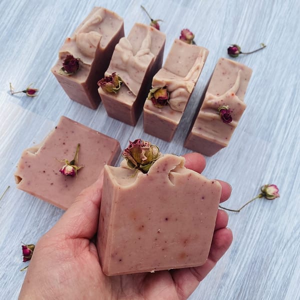 rose tea soap