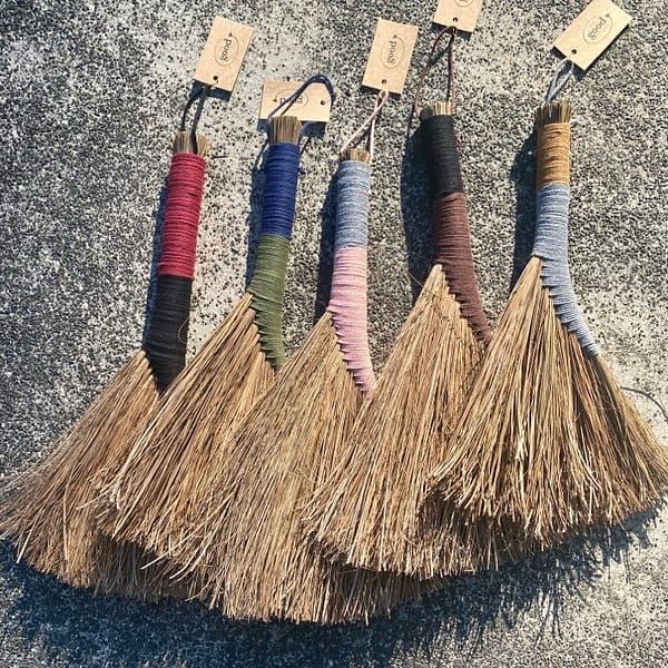 Handcrafted Tī kōuka hand-brooms