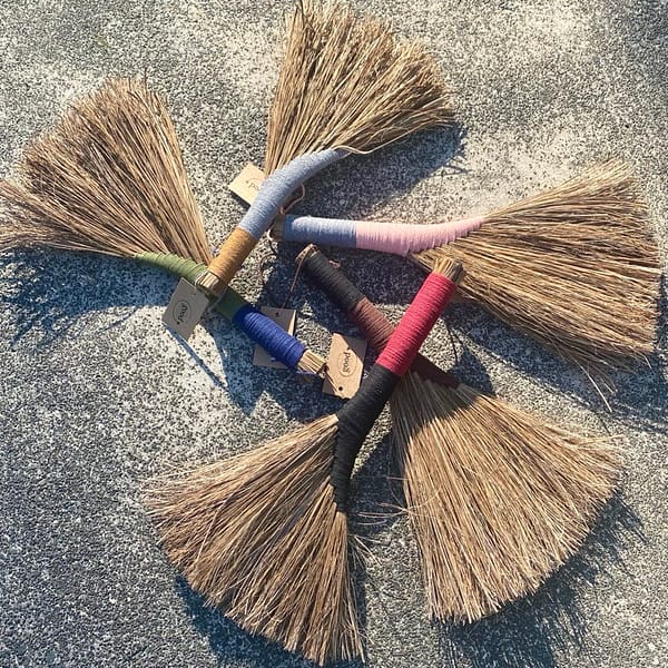 Handcrafted Tī kōuka hand-brooms - Image 2
