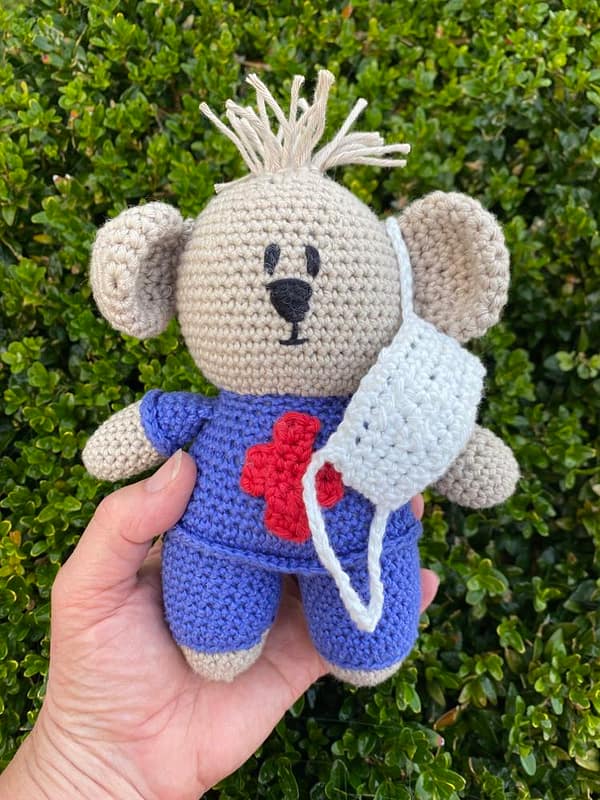 bear in scrubs