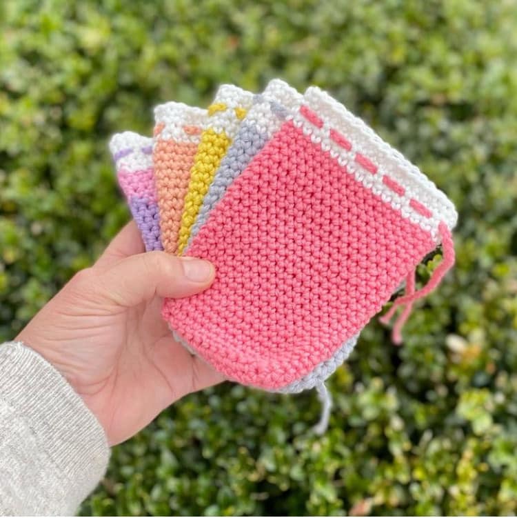 Soap sacks / soap saver bags (organic cotton) - Image 2